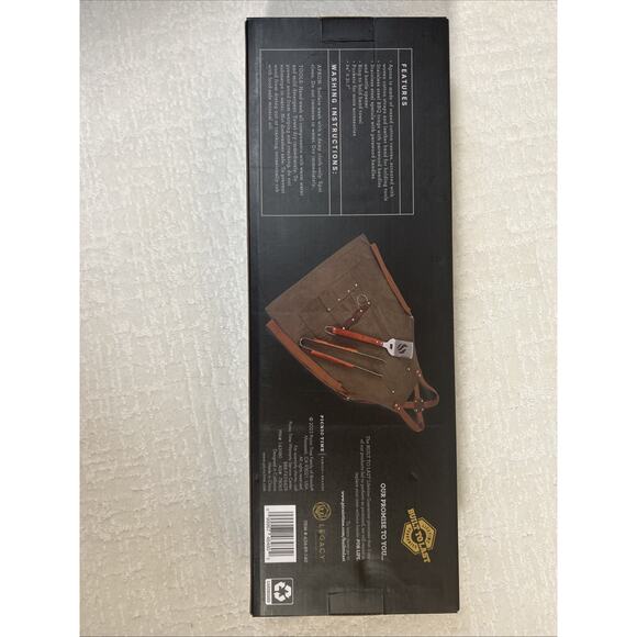 New! BBQ Apron Grill Tools and Bottle Opener Picnic Time Waxed Canvas - Picture 5 of 8